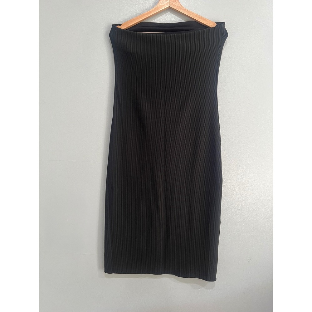 OFFLINE By Aerie Stripe Rib Night Out Midi Tube Dress Size L - Picture 7 of 12